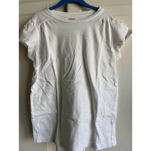 3 Gymboree White Basic Cotton‎ Tops Girl’s 10/12 - Picture 1 of 2